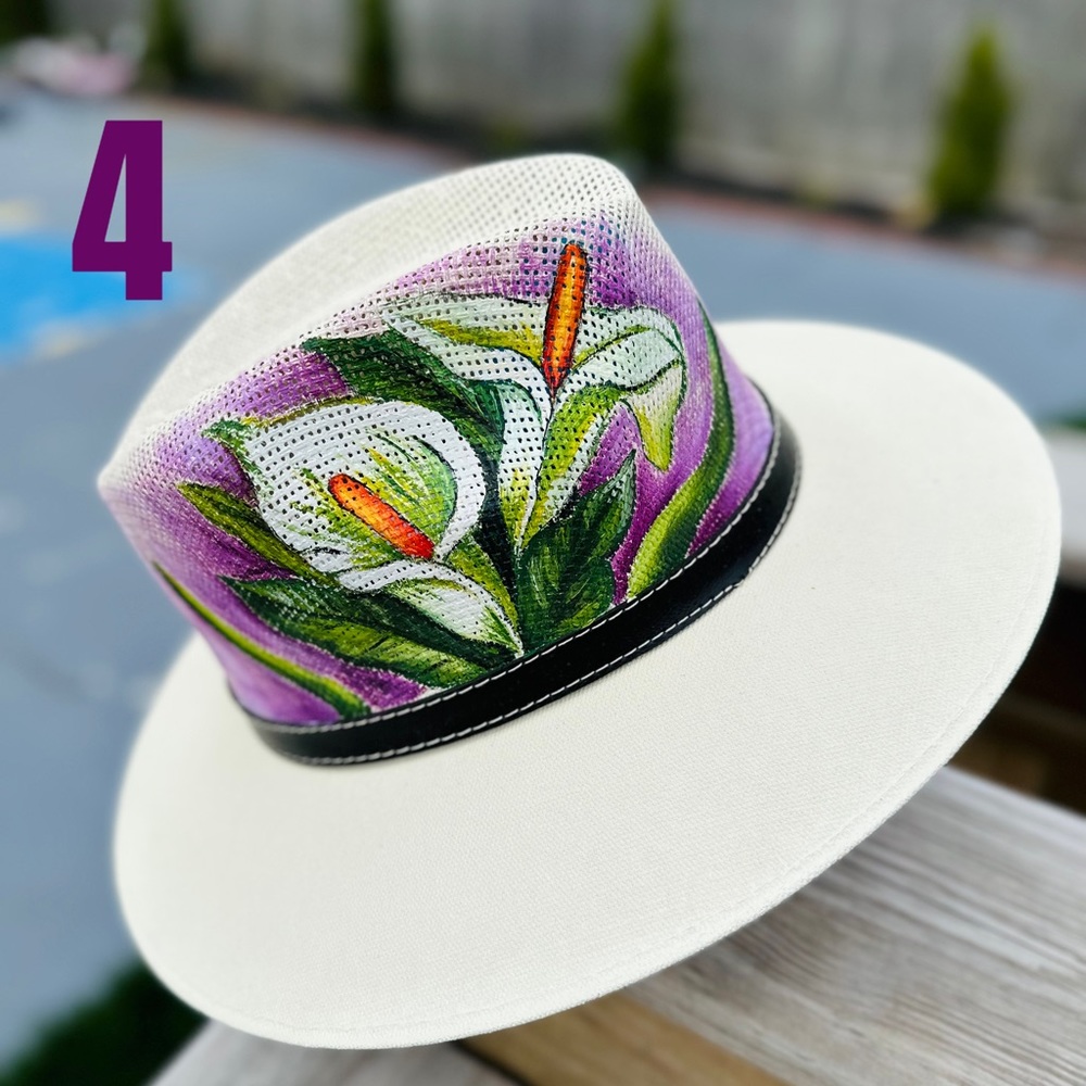 Handpinted hat